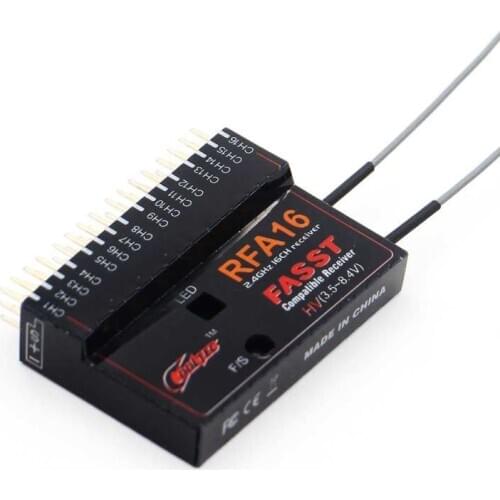 Cooltech RFA16 16ch Futaba fasst compatible receiver for 6EX 7C 8FG 10CG 12FG 14MZ 14SG 18MZ