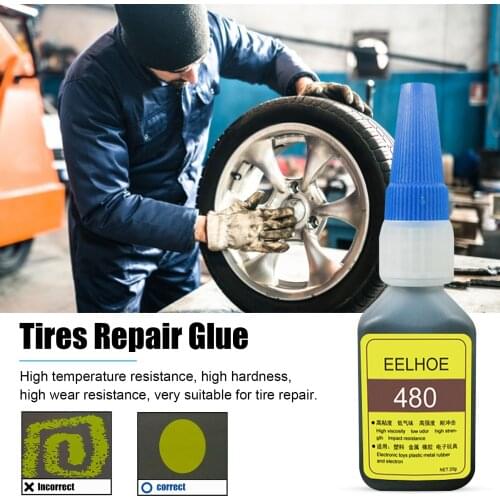Car Tire Repair Glue Durable Waterproof Adhesive Formula Solution Special Rubber For Tire Repair Car Accessories