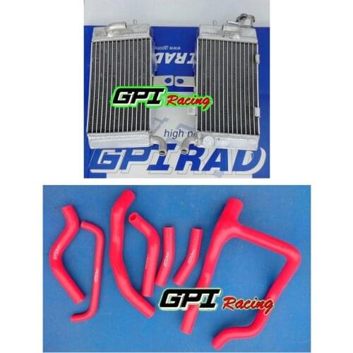 Radiator & hose for Honda Transalp 600 XL600 XL XRV650 Africa Twin RED HOSE