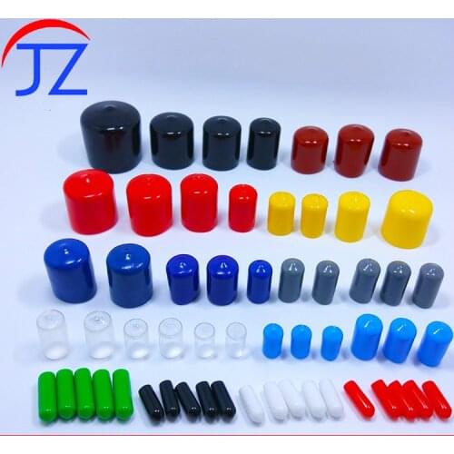 PVC rubber bumpers outside thread protective rubber sleeve rubber cap rubber sheath dustproof set of 50