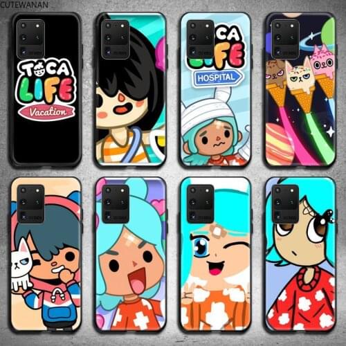 Toca-Boca-Toca-Life-World game Phone Case For Samsung Galaxy S21 Plus Ultra S20 FE M11 S8 S9 plus S10 5G lite 2020