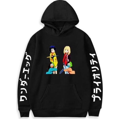 Wonder Egg printing Autumn Winter Holiday Hip-Hop Style Men/Women Pure Hoodie sweatshirt Fleece Hooded Fleece Hoodies