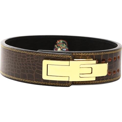 High quality hot sale sbd weight lifting power leather lever belt