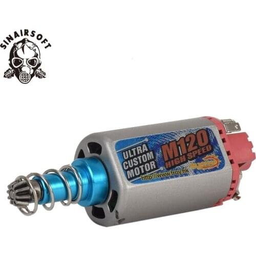 SINAIRSOFT M120 High Speed Motor Electric Motor Machinery LongShort Axis D Type Motor Gear For AK M16/M4/MP5/G3/P90 AEG Airsoft