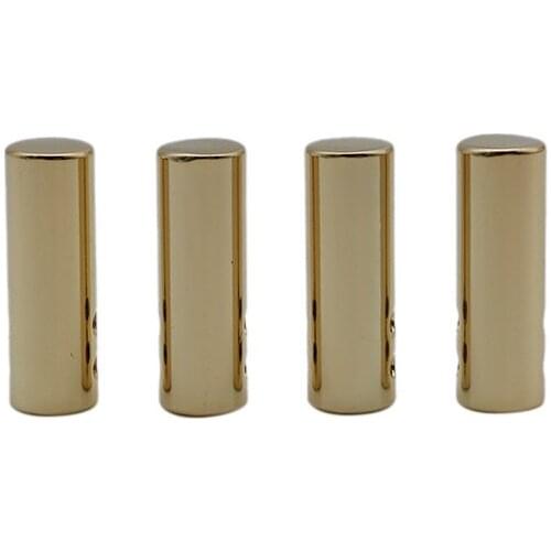 Weiou 2.18CM*7MM Official New Tips Superior Quality Aglets Bright Golden Ropes Ends Office Lacets End 4 Pcs/Pair In Sale