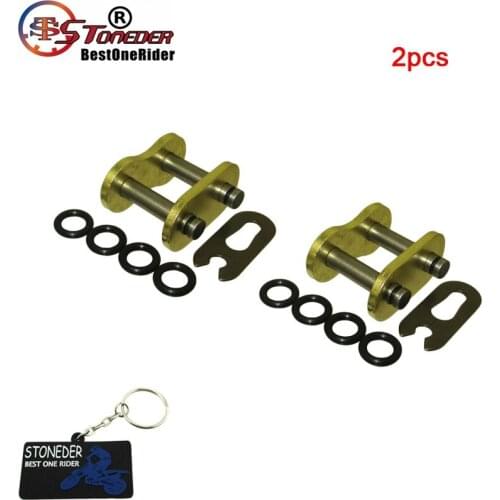 STONEDER 530 Gold O-ring Chain Connecting Master Link For Dirt Bike ATV Quad Go Kart Motorcycle