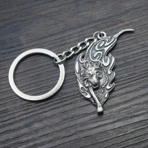 12pcs Lion Wolf Keychain Wildlife Jewelry Men Boy gifts