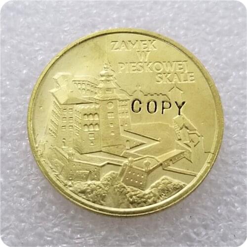 1997 Poland 2 ZL ZAMEK W PIESKOWEJ SKALE CASTLE COPY