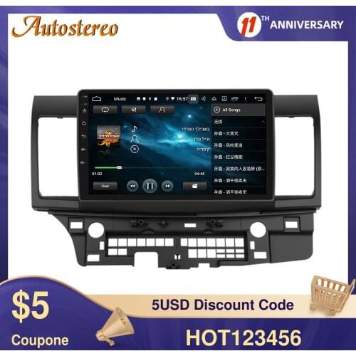 Wireless Carplay For Mitsubishi Lancer 2007+ Android 10 PX6 Car Radio GPS Navigation Unit Radio Tape Recorder Multimedia Player