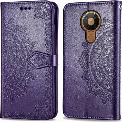 Wallet Case For Nokia 5.3 Case Bumper Floral Filp Leather Cover For Nokia 5.3 Case For Nokia 5.3 Nokia5.3 Cover Book 6.55 inch