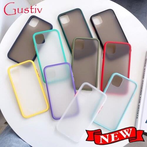 For iphone 12 Mini 11 Pro Max Matte Transparent Full Protect Case For 7 8 XR X 6 6S Plus XS Max Phone Case Shockproof Back Cover