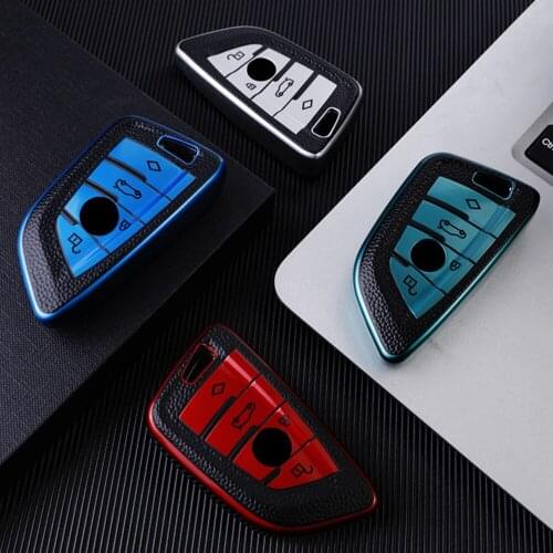 Soft TPU Car Key Case Cover Protector For BMW X5 F15 X6 F16 F11 F30 G30 7 Series G11 X1 F48 F39 Case For Keys On Car Key Fob