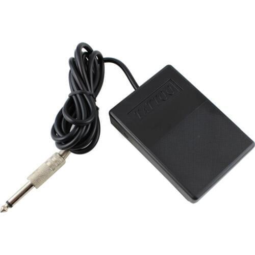 Black Plastic Tattoo Foot Pedal Switch For Machine Gun Power Supply Clip Kit -- TP-J-012