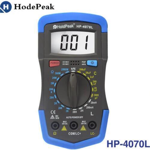 HoldPeak HP-4070L Digital Capacitance Meter Inductance Meter LCR Meter