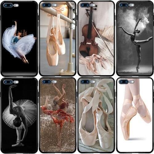 Cover Case for Xiaomi Redmi Note 6 7 9 8T 10T 9S 9A 8A A3 A2 A1 Pro Lite Black Shark Mix Max Ballet Dancing Girls Pointe Shoes