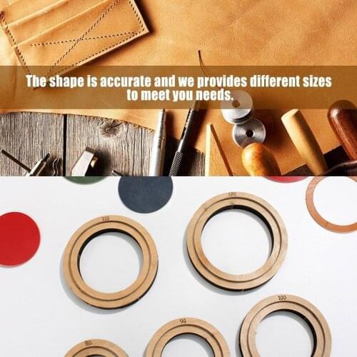 Leather Round Hole Puncher, Die Punching Circle Die Cutting Leather Mold for Leather Paper Crafts 80mm, 90mm, 100mm,110mm, 120mm