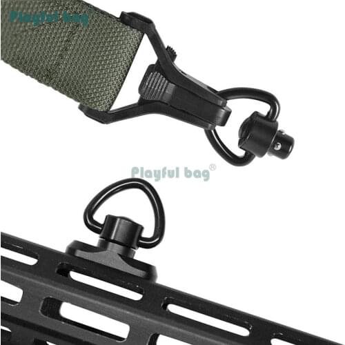Playful bag Steel QD sling mount Quick release QD buckle Tactical Strap ring high strength 1 inch rotatable strap ring Toy AQA17