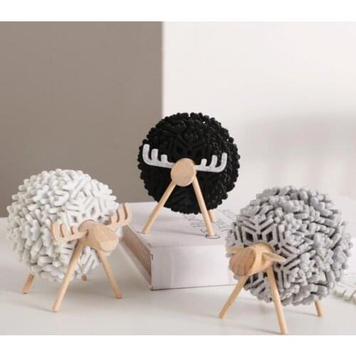 Korean Style Creative Sheep Shape Coasters Table Set Hot Stand Cup Mat Tray Tea Kitchen Accessories Home Decoration Accessories