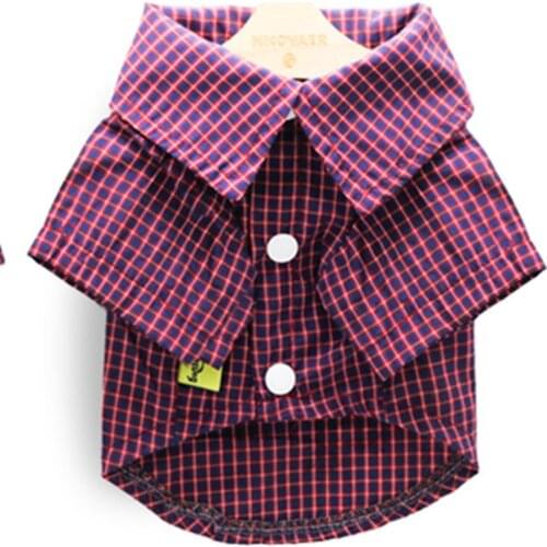 Cat Dog Clothes Summer Pet Shirt Spring Dog Clothing Coat Yorkshire Chihuahua Pomeranian Maltese Dog Outfit Poodle Pet Costume