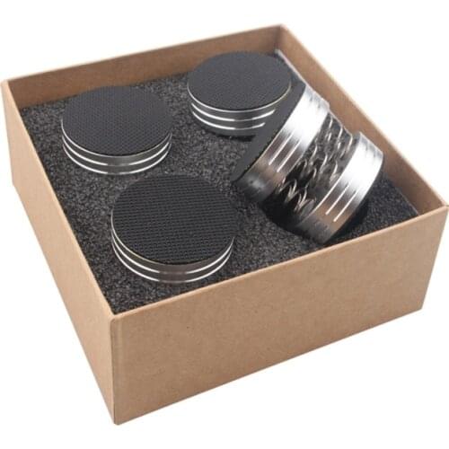 P0RB 4pcs shock spikes spring damping pad HIFI Stand Feet speaker spike Audiophile CD- amplifier foot pad