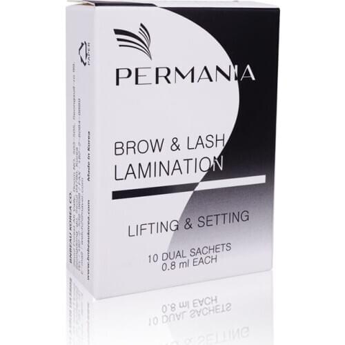 Permania Brow And Lash Laminatio Eye Brows Lift Long Lasting Eyebrow Lifting Make-Up Set Eyebrow Shape Permanent Enhance Setting