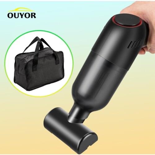 8000PA Car Vacuum Cleaner Mini USB Charging Cyclone Suction Cordless Cleaners Portable Handheld For Home Wireless Vacuum Cleaner