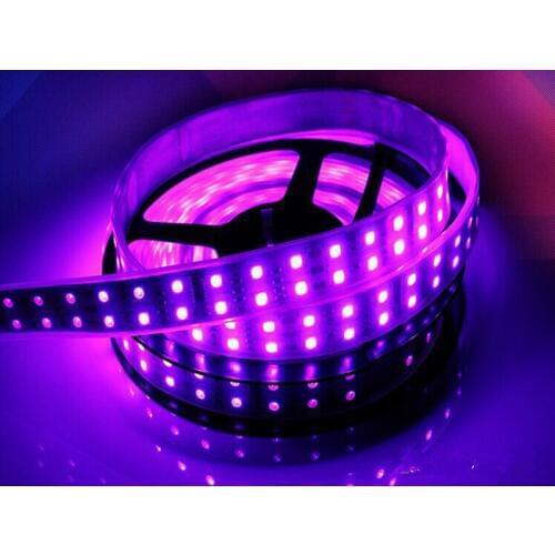 5M WS1812 Smart IC LED Strip Double Row tube Waterproof 600 Leds 120leds/m 5050 RGB flexible light dream magic color tape lamp