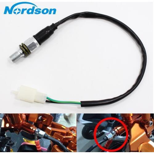 Nordson Motorcycle Racing Street Hydraulic Brake Pressure Light Switch 10x1.25 Bolt For Yamaha Suzuki Honda Kart MA510 Kawasaki