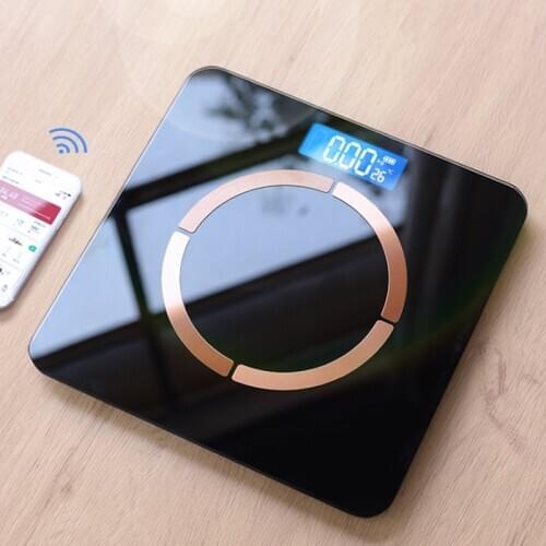 Smart Bathroom Scales Wireless Digital Weight Scale Body Fat Water Balance BIM Composition Analyzer Connect Bluetooth Smartphone