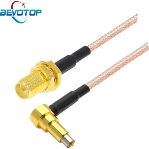1pcs Short MS156 to RP-SMA Female RG316 Pigtail Testing Cable Adapter RF Coaxial Extension Cable 15cm 6inch