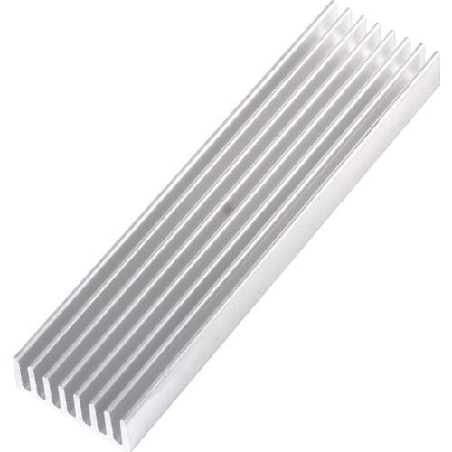 100*25*10mm DIY Cooler Aluminum Heatsink Heat Sink Chip for IC LED Power Transistor