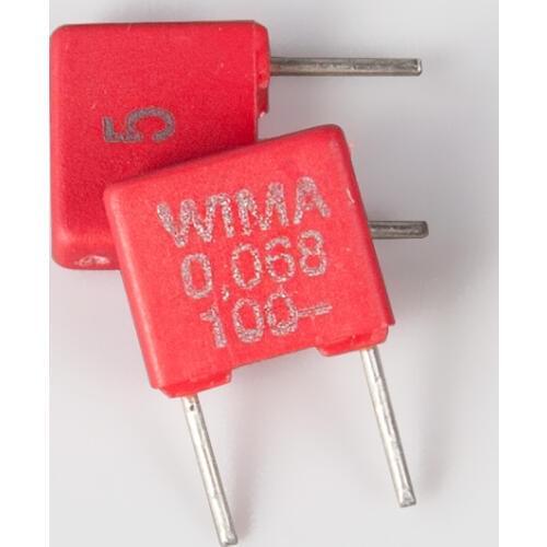 5pcs/50pcs 68nF 100V MKS2 Series 0.068uF/683 Red WIMA Original New German Film Capacitor