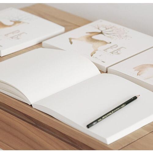 1pcs high quality drawing notebook 210mmX220mm sketch book pad inside page 80 sketch paper school painting supplies
