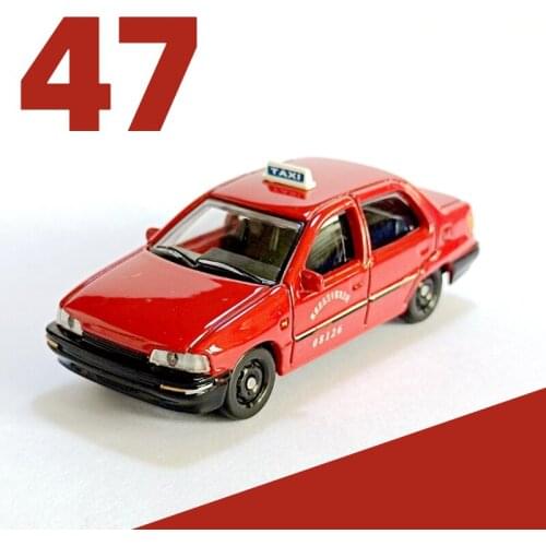 Toy Car XCARTOYS Chinese Xiali Taxi Sedan 1:64 (Red) (Metal & Plastic Parts) 47