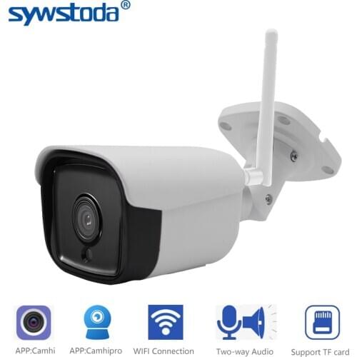 1080P 2MP Wifi IP Camera Outdoor Wireless Onvif HD Night Vision CCTV Bullet Security Camera TF Card Slot APP CamHi Optional 5MP