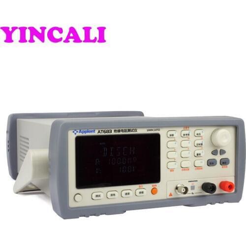 Insulation Resistance Meter AT683 High Resistance Meter with Leakage Current and Insulation Resistance Output Voltage 1V~1000VDC