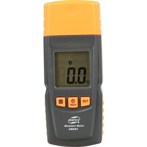Moisture Meter For Dood GM605 BENETECH Digital Damp Detector Timber Moisture Meter Wood Humidity Meter