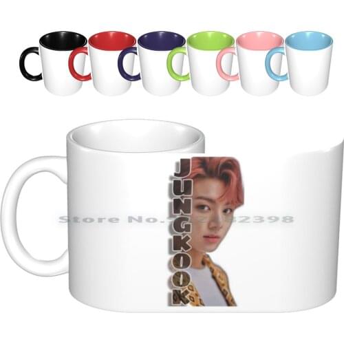 Jungkook ( Idol ) Ceramic Mugs Coffee Cups Milk Tea Mug Kpop Idol Jungkook Jungkook Idol Junkook Idol Kpop Jk Jk Xukii Kookie
