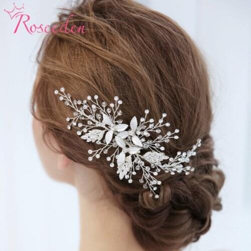 Classic Handmade Bridal Hair Comb Wedding Party Headdress Women Hair Accessory RE3866