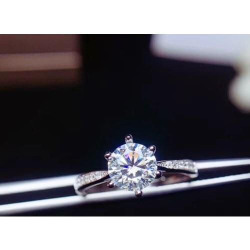 Couple ring crackling moissanite gemstone ring for women jewelry engagement ring for wedding 925 silver man ring birthday gift