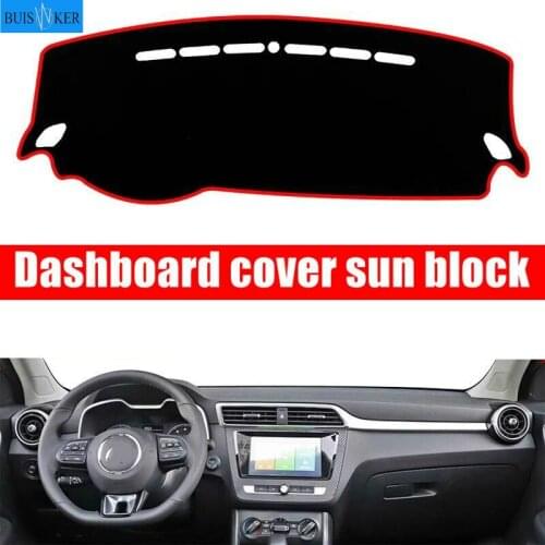For Morris Garage MG ZS EZS 2017 2018 2019 Car Dashboard Cover Dash Mat Sun Shad Pad Carpets Trim ANti-UV NON-Slip Accessories