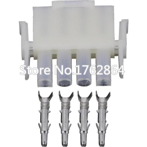 Elevator FCI 4 Pin Wire Connector Motorcycle Male Plug Car Light Wire Harness Socket DJ3041-2.1-11 4P