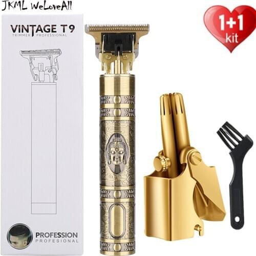 Rechargeable T9 Baldheaded Hair Clipper Hair Trimmer +Nose Hair Trimmer Electric Shaver Men Razor Cordless Barber Hair Cutting