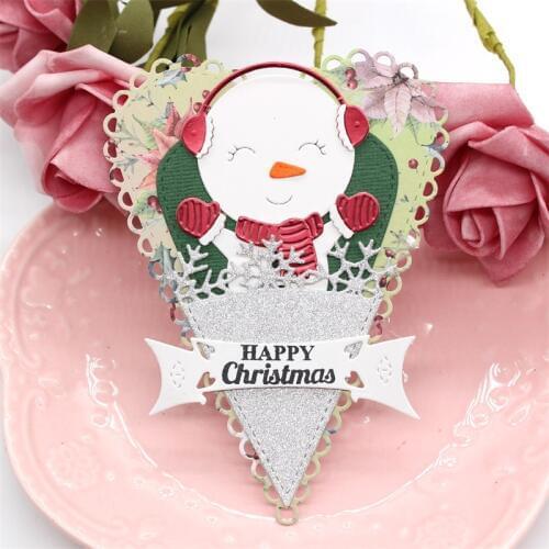 YPP CRAFT Cute Snowman Metal Cutting Dies Stencils for Scrapbooking/photo album Decorative Embossing Paper Cards