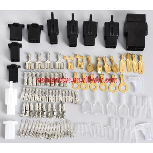 Motorcycle Electrical Wiring Harness Loom Repair Kit Plugs Bullets Connectors For Honda Kawasaki Suzuki Yamaha Ducati Triumph