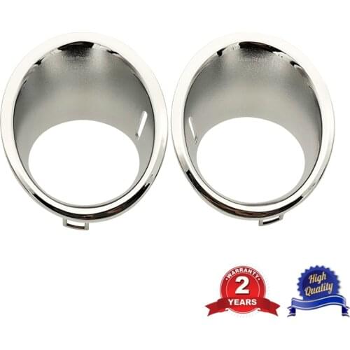 Front Fog Light Chrome Trim Ring for BMW Mini Cooper R55 R56 R57 Petrol Vehicles
