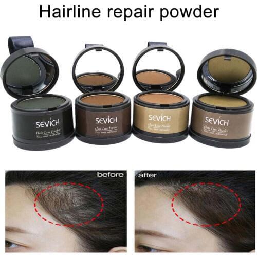 4g Hair Line Powder Hairline Repair Shadow Cover Up Powder Fill in Thinning Hairs 4 Colors Hair Styling Hairline Makeup Cosmetic