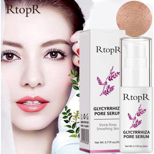 Glycyrrhiza Shrink Pore Face Repair Serum Collagen Anti Wrinkle Whitening Face Cream Oil Control Hydrating Acne Treatment 20ml