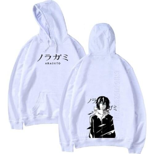 Noragami Printing Long-Sleeved Hoodie Men Long Sleeve Tops Pocket Daily Casual Pullovers Novelty Graphic Hoodies