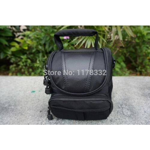 Waterproof Messenger Carrying Camera Camcorder Black Case Cover Shoulder Bag Shoulder Strap for Olympus Digital Camera